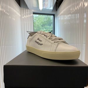 YSL Embroidered sneakers